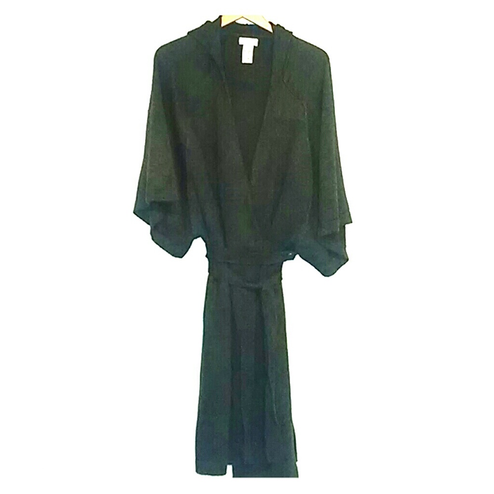 FREE PEOPLE Hooded Kimono Sweater Duster Sz OS